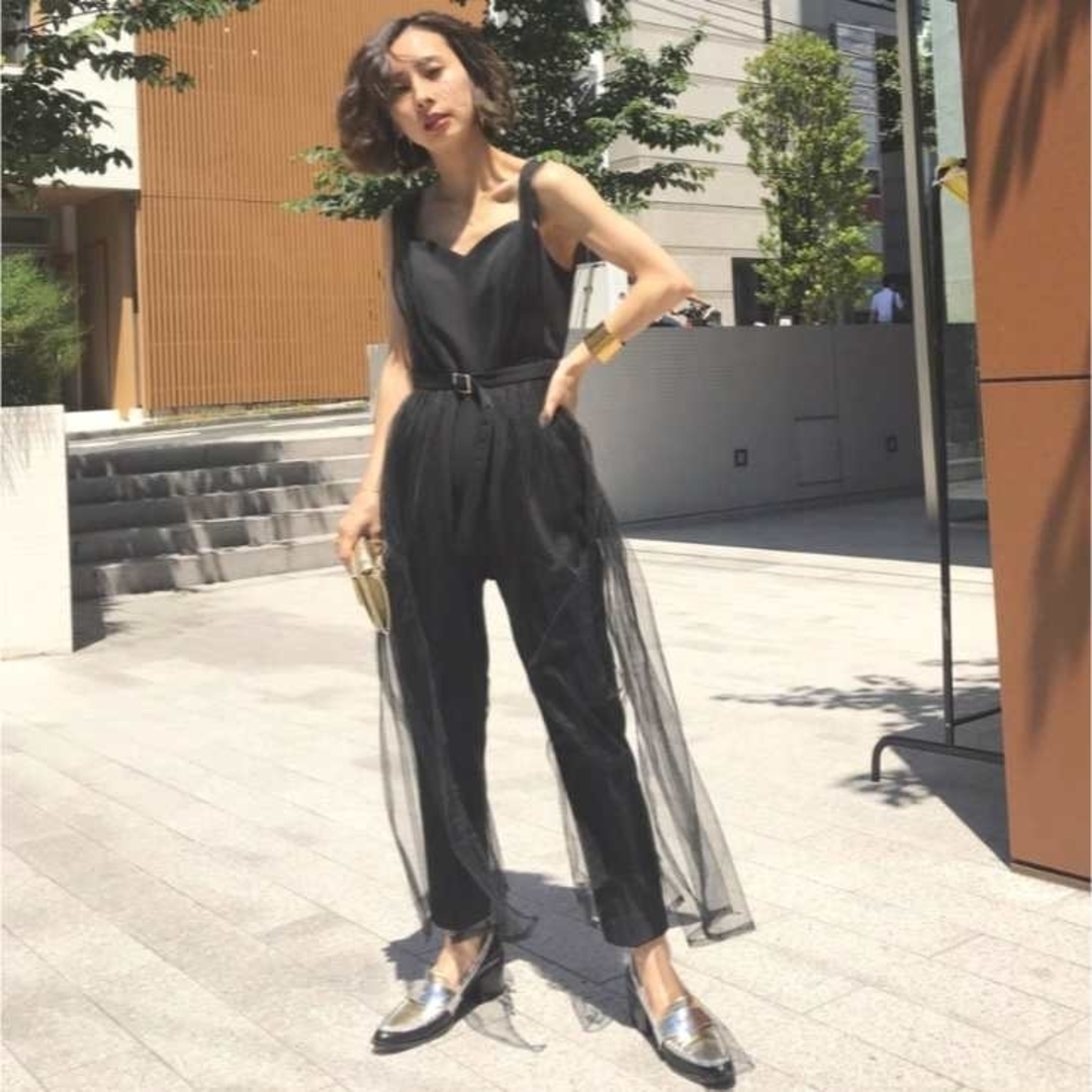 Ameri VINTAGE - Ameri【タグ付新品】チュール ロンパース 結婚 Ameri VINTAGE - Ameri【タグ付新品】チュール ロンパース 結婚