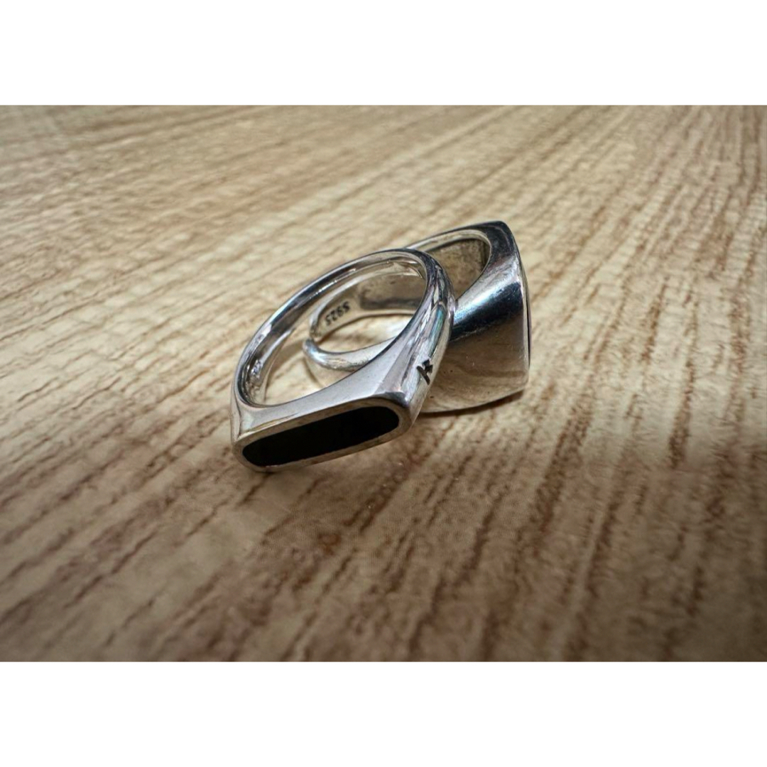 トムウッド TOM WOOD Mario Ring ONYXオニキス14号の通販 by トムウッド TOM WOOD Mario Ring ONYXオニキス14号の通販 by
