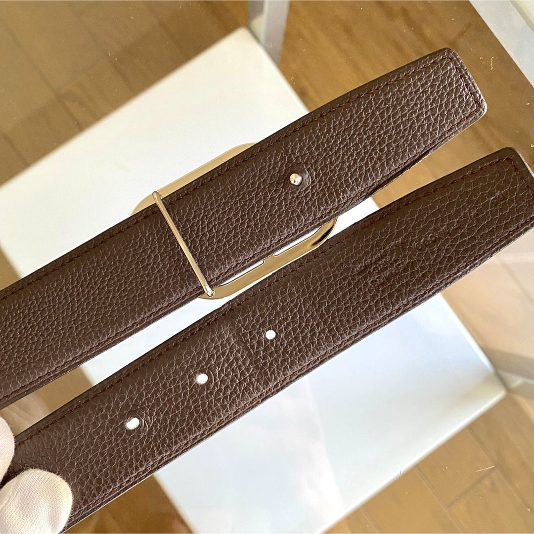 HERMES - HERMES ベルト ブラック×ダークブラウン H金具の通販 HERMES - HERMES ベルト ブラック×ダークブラウン H金具の通販