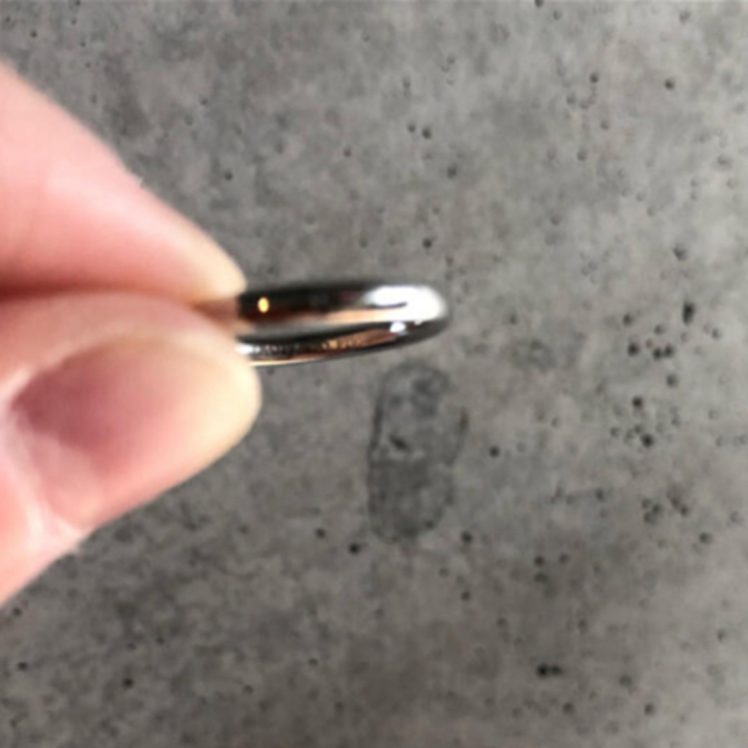 Tiffany & Co. - ティファニー プラチナ Pt950 カーブド バンド Tiffany & Co. - ティファニー プラチナ Pt950 カーブド バンド