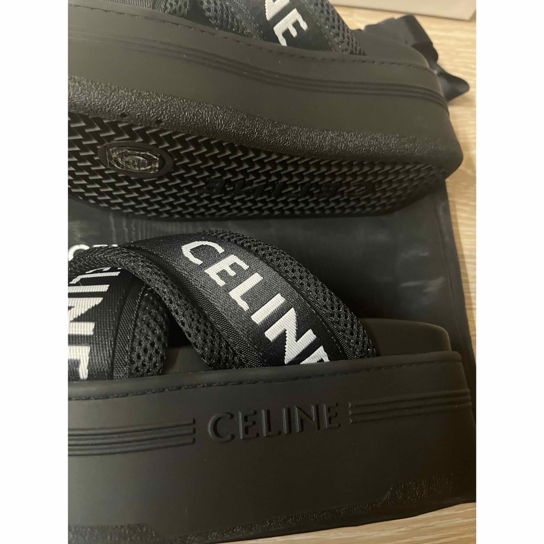 CELINE - 【新品未使用】セリーヌ CELINE BLOCK SLIDE サンダル CELINE - 【新品未使用】セリーヌ CELINE BLOCK SLIDE サンダル