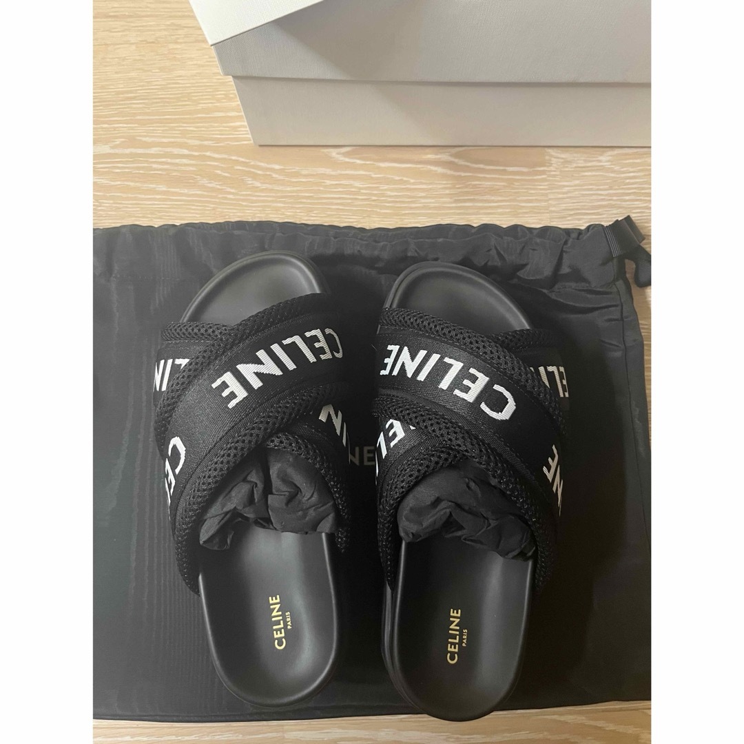 CELINE - 【新品未使用】セリーヌ CELINE BLOCK SLIDE サンダル CELINE - 【新品未使用】セリーヌ CELINE BLOCK SLIDE サンダル