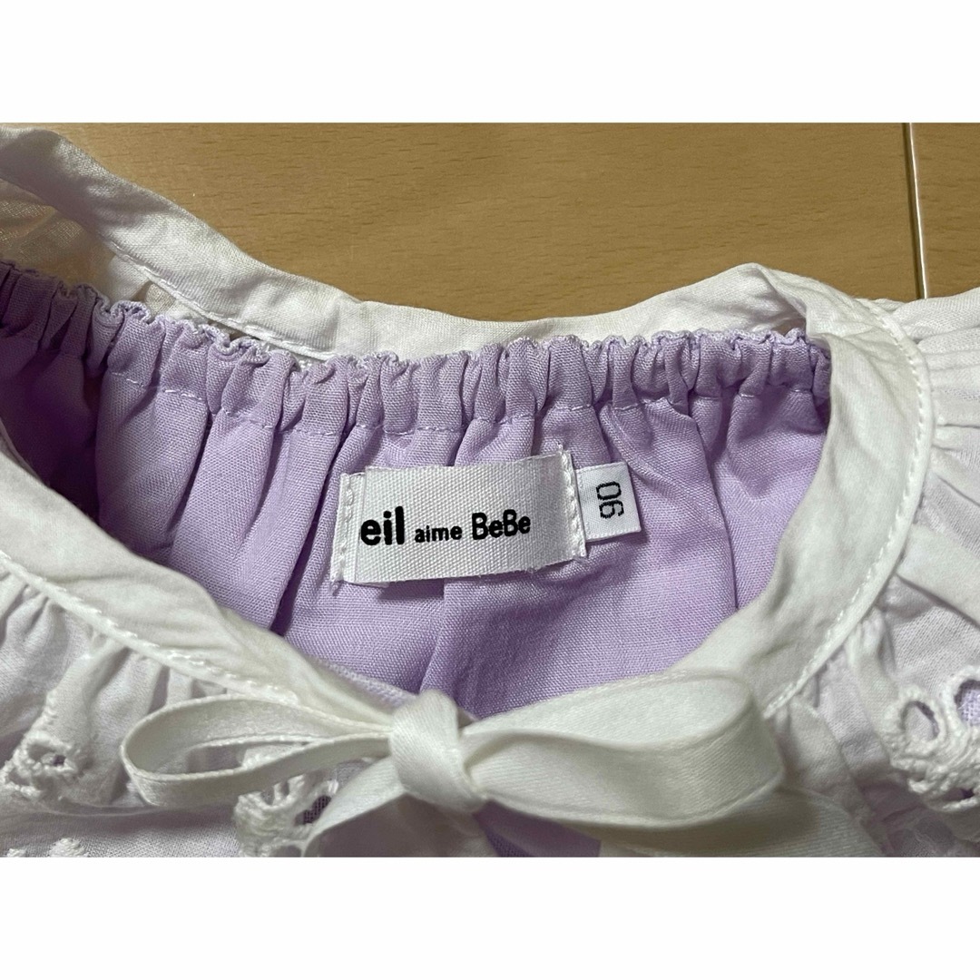 Noeil aime BeBe(ノイユエイムベベ)の女の子　夏用ワンピース キッズ/ベビー/マタニティのキッズ服女の子用(90cm~)(ワンピース)の商品写真