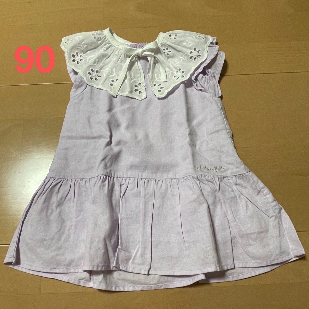 Noeil aime BeBe(ノイユエイムベベ)の女の子　夏用ワンピース キッズ/ベビー/マタニティのキッズ服女の子用(90cm~)(ワンピース)の商品写真