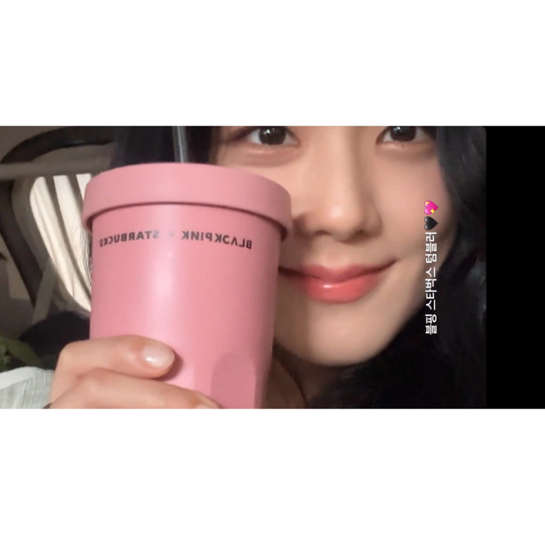 BLACKPINK Starbucks コラボ タンブラー JISOO ジス BLACKPINK Starbucks コラボ タンブラー JISOO ジス