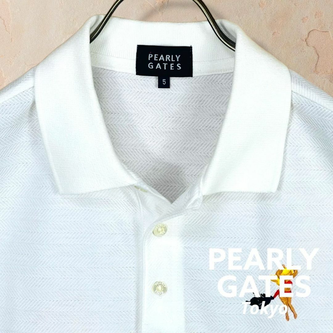 専門店では PEARLY GATES - 【パーリーゲイツ】PEARY GATES ポロシャツ 半袖 パーリーゲイツ