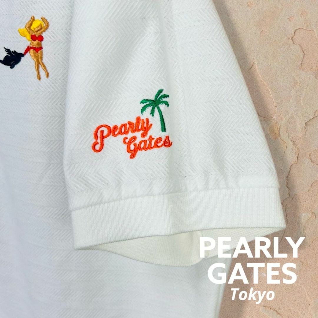 PEARLY GATES - 【パーリーゲイツ】PEARY GATES ポロシャツ 半袖 PEARLY GATES - 【パーリーゲイツ】PEARY GATES ポロシャツ 半袖