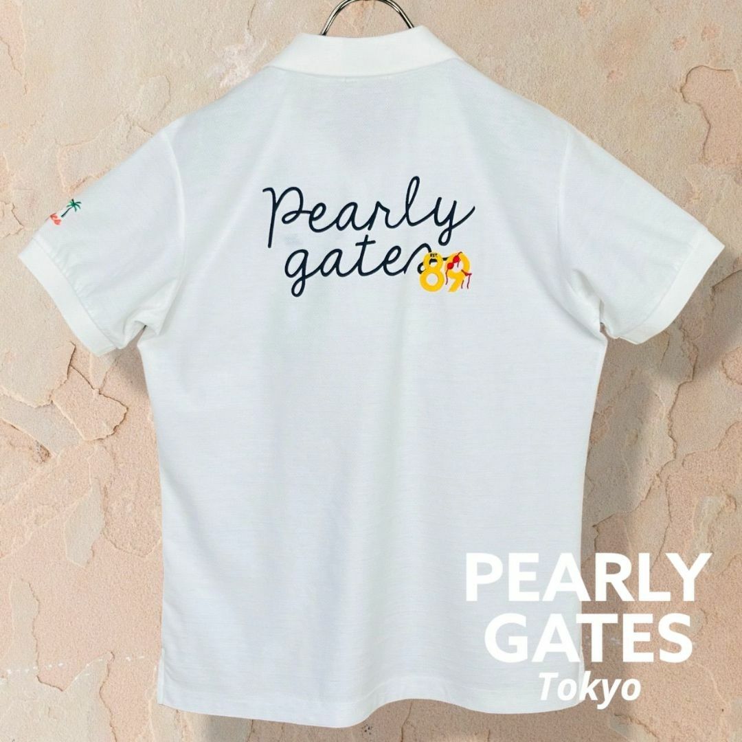 PEARLY GATES - 【パーリーゲイツ】PEARY GATES ポロシャツ 半袖 PEARLY GATES - 【パーリーゲイツ】PEARY GATES ポロシャツ 半袖