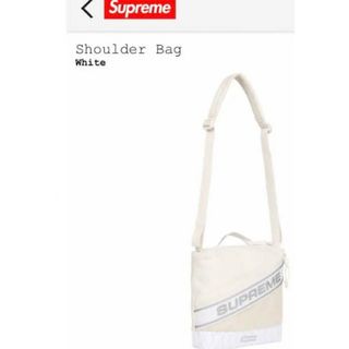 シュプリーム(Supreme)の【新品未使用】23FW supreme 3Dロゴ　ショルダーバッグ　正規品　白(ショルダーバッグ)