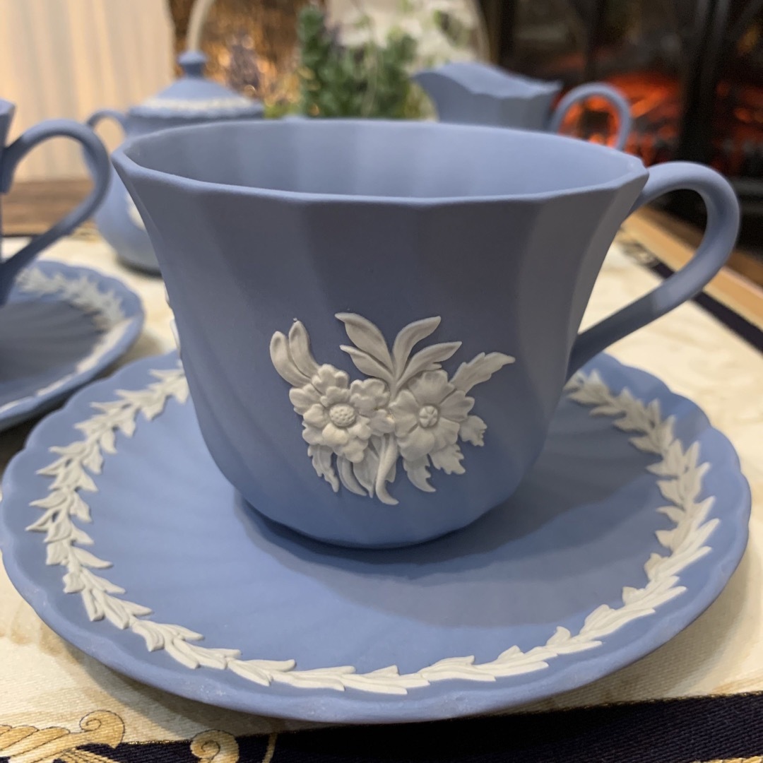 WEDGWOOD - 未使用 ウェッジウッド ジャスパー フルーテッド WEDGWOOD - 未使用 ウェッジウッド ジャスパー フルーテッド