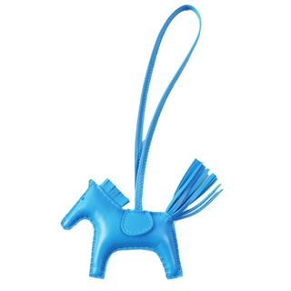 エルメス(HERMES)の未使用品◎HERMES エルメス ロデオチャーム PM ブルーザンジバル ソーブルー アニョーミロ バッグチャーム U刻印 箱付き フランス製 レディース(キーホルダー)