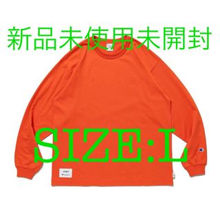 W)taps - WTAPS ACADEMY LS COTTON. CHAMPION L オレンジの通販 W)taps - WTAPS ACADEMY LS COTTON. CHAMPION L オレンジの通販