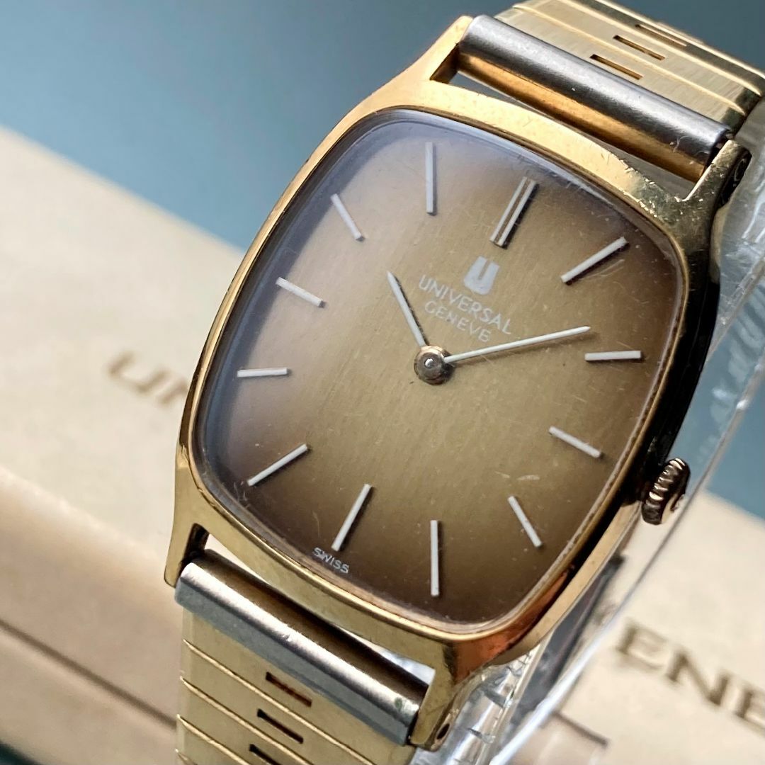 UNIVERSAL GENEVE - 【動作品】ユニバーサル・ジュネーブ アンティーク 腕時計 手巻き メンズ