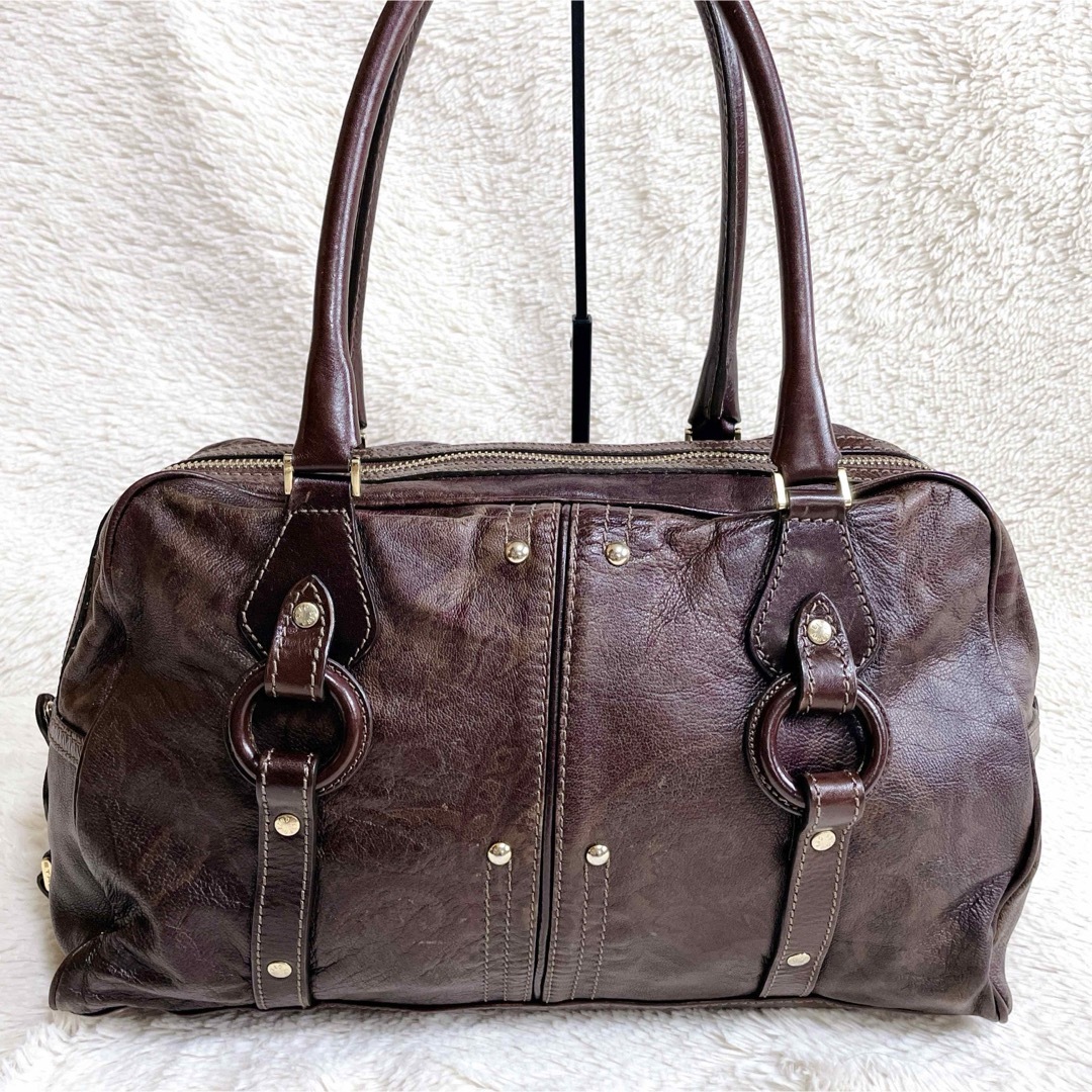 ETRO - 希少 美品 ETRO エトロ ロゴ総柄 オールレザー ETRO - 希少 美品 ETRO エトロ ロゴ総柄 オールレザー