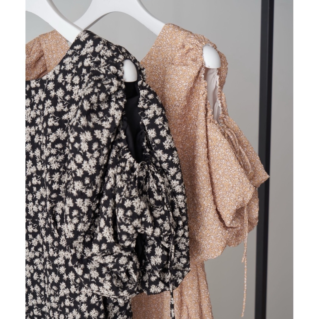 23SS Styling/ フラワープリントドレス ロングワンピース/マキシ 23SS Styling/ フラワープリントドレス ロングワンピース/マキシ