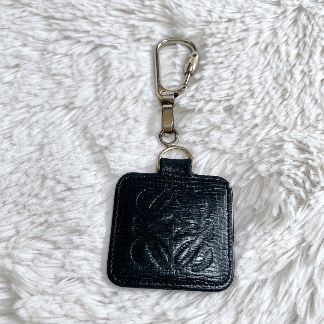 LOEWE - 美品 LOEWE ロエベ アナグラム キーリング レザー LOEWE - 美品 LOEWE ロエベ アナグラム キーリング レザー