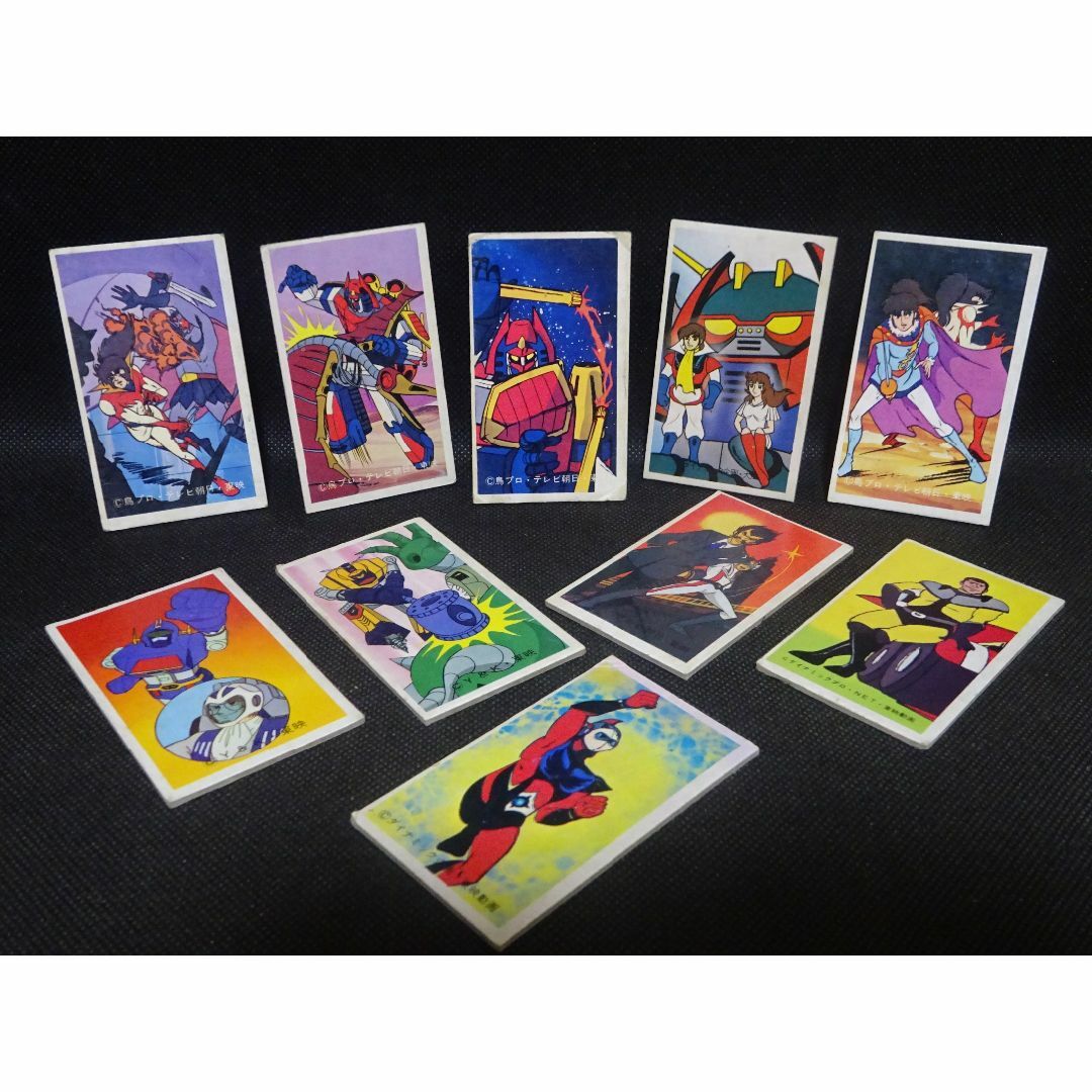昭和アニメ(宇宙魔人ダイケンゴー等) 角メンコセット 当時物 昭和アニメ(宇宙魔人ダイケンゴー等) 角メンコセット 当時物
