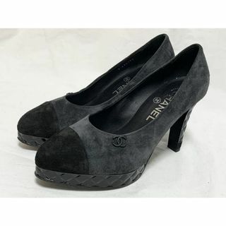 CHANEL - 希少 超美品 シャネル G34195 CC ハイヒール パンプス CHANEL - 希少 超美品 シャネル G34195 CC ハイヒール パンプス