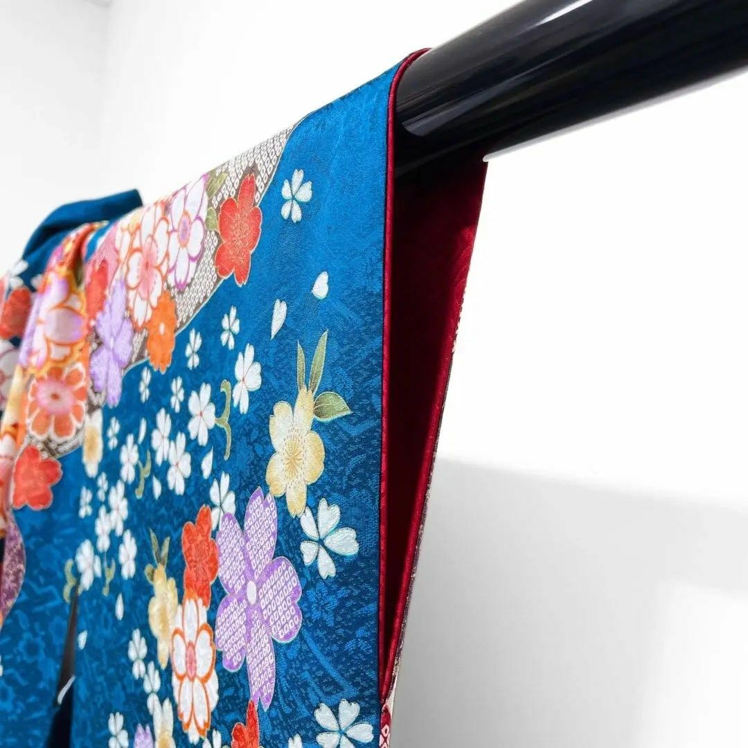 振袖 6点セット 花模様 晴れの日 成人式 着物 052w p 振袖 6点セット 花模様 晴れの日 成人式 着物 052w p
