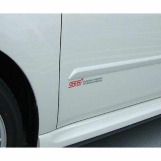 スバル(スバル)のスバル 純正 sti STIステッカーC チェリーレッド(車種別パーツ)