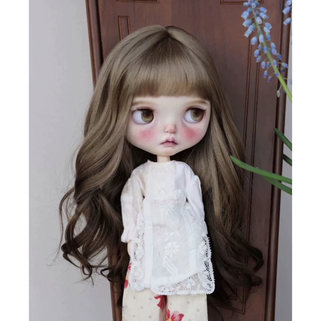 ブライス、9nainai様モヘアウイッグ、美品、20日迄の出品。 モヘア 9ー10インチ Blythe ブライス 大1/3 ヘア セットウィッグ