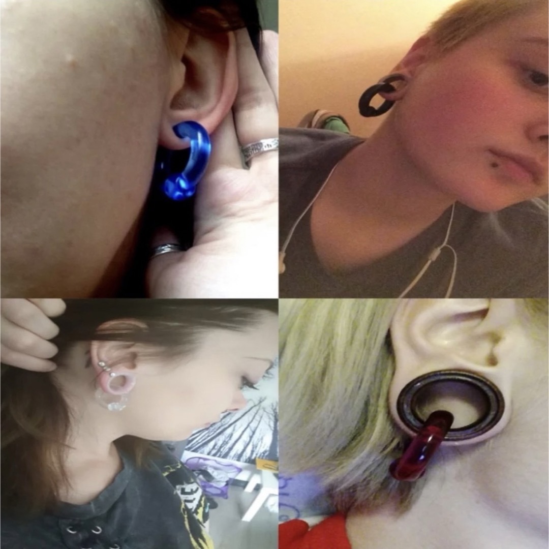 ボディーピアス 00G 2個セット
