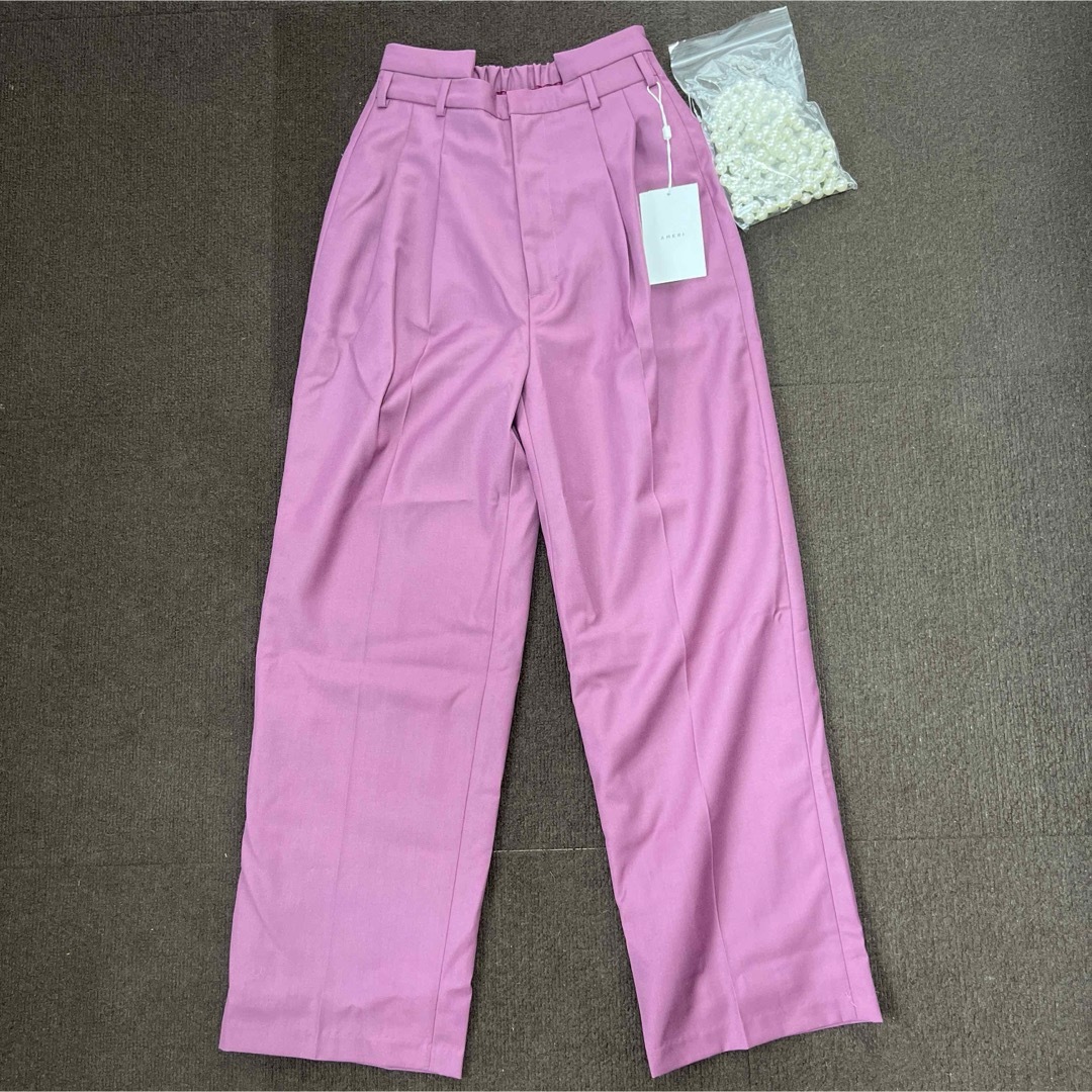 AMERI DROP PEARL SUSPENDER PANTS カジュアルパンツ AMERI DROP PEARL SUSPENDER PANTS カジュアルパンツ