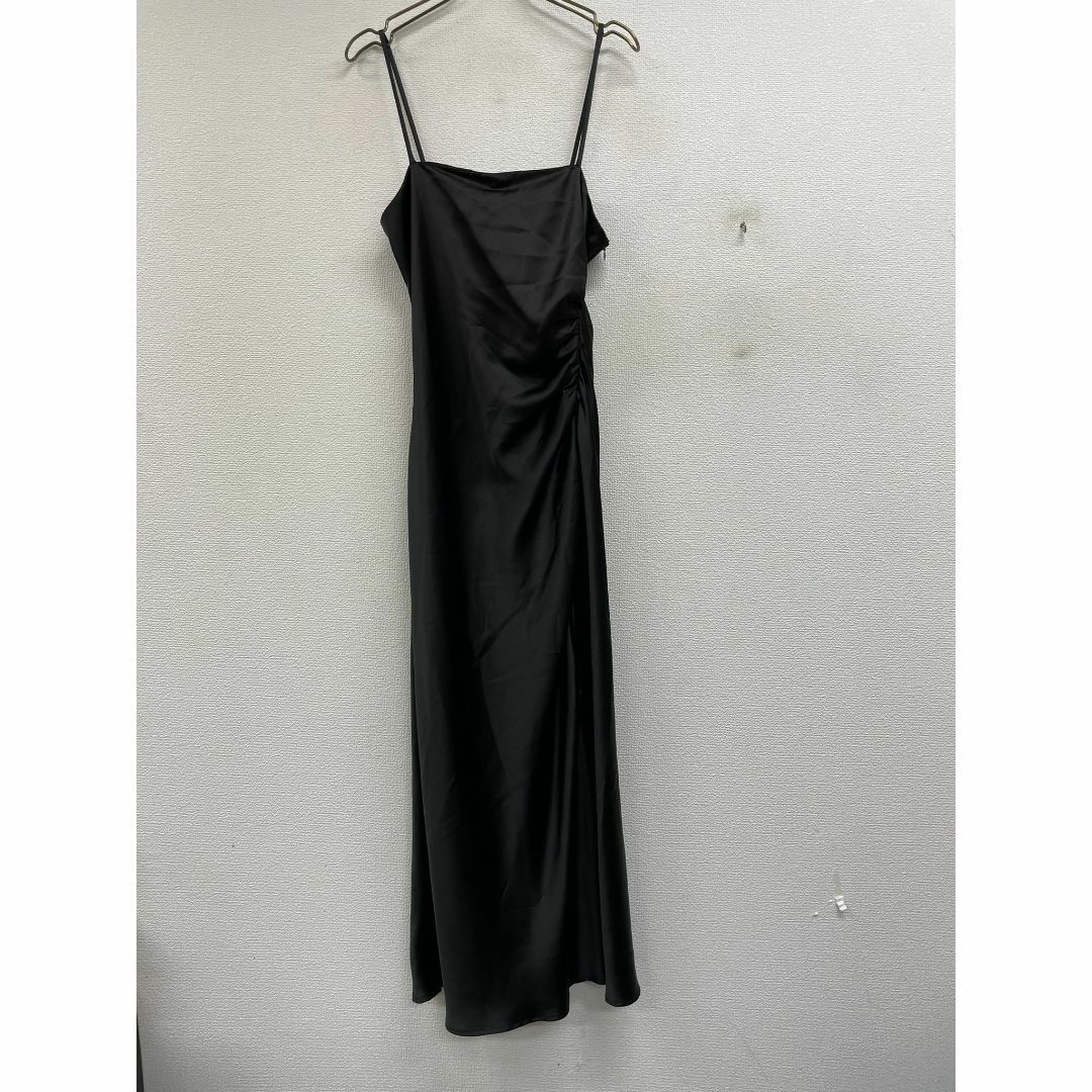 ZARA - ザラZARAブラックサテンマキシドレスXSワンピ☆A24125の ZARA - ザラZARAブラックサテンマキシドレスXSワンピ☆A24125の