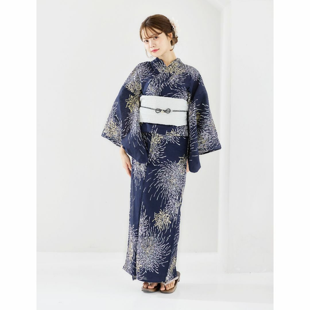 浴衣 セット 浴衣セット ゆかた 大人 レディース 新品 紺 花火 浴衣 セット 浴衣セット ゆかた 大人 レディース 新品 紺 花火