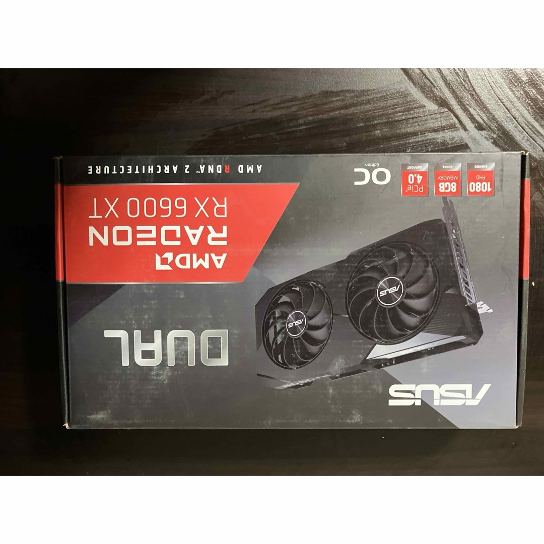 ASUS AMD Radeon RX 6600 XT搭載グラフィックボード 8G ASUS AMD Radeon RX 6600 XT搭載グラフィックボード 8G