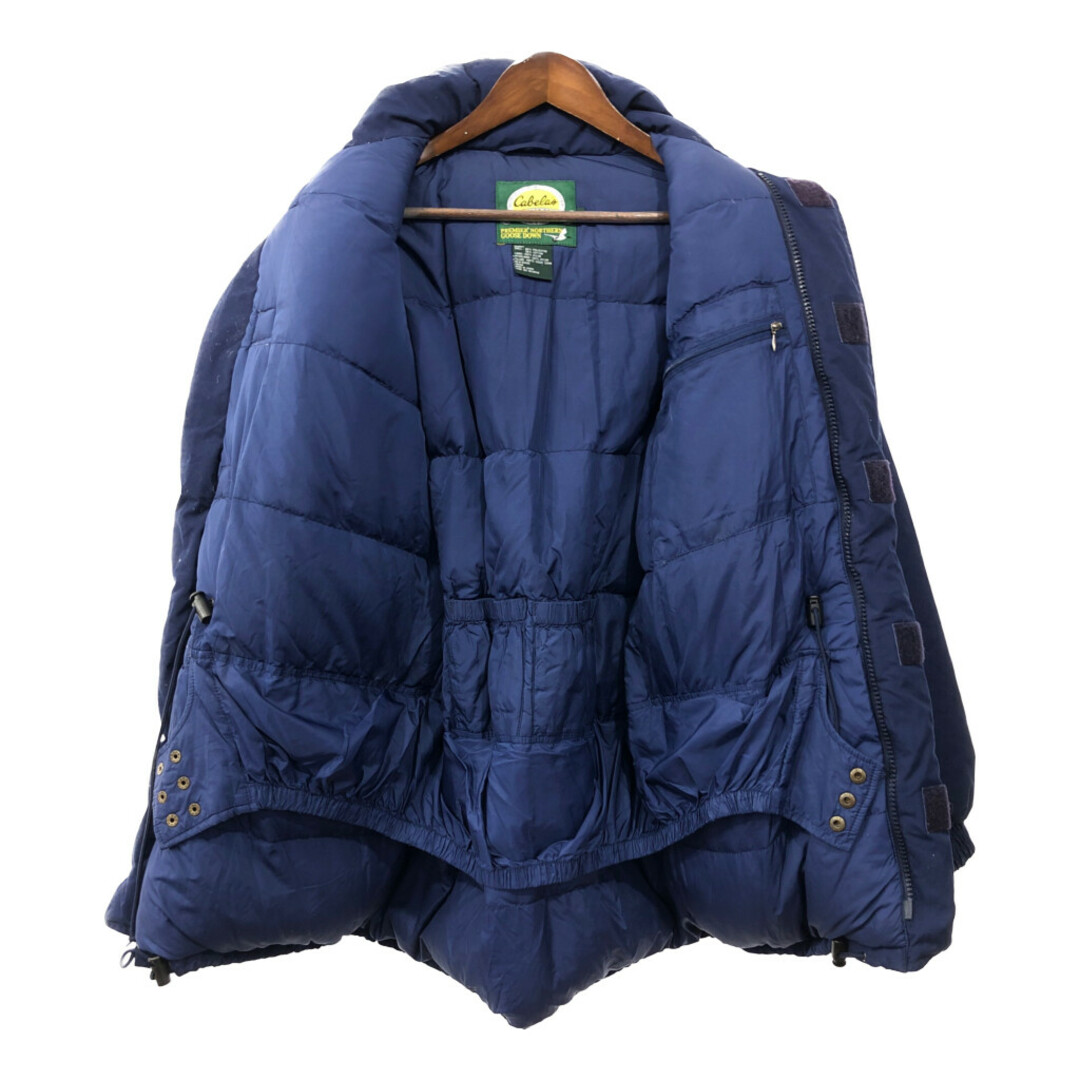 Cabela's カベラス ダウンジャケット アウトドア 防寒 ブルー Cabela's カベラス ダウンジャケット アウトドア 防寒 ブルー