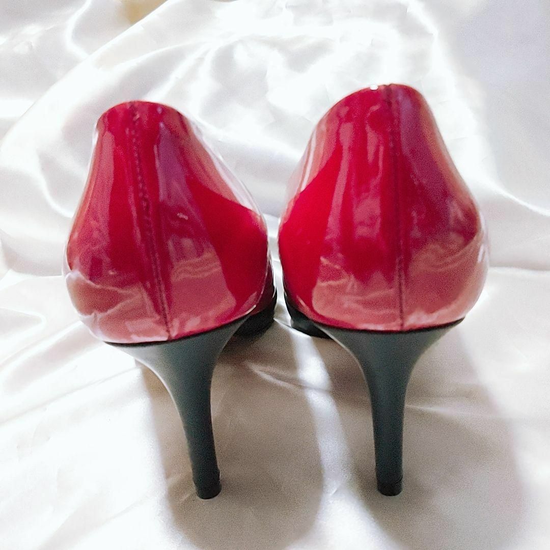 美品】STUDIO POLLINI エナメル ハイヒール レッド 37の通販 by 美品】STUDIO POLLINI エナメル ハイヒール レッド 37の通販 by