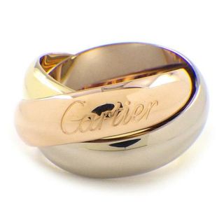 カルティエ(Cartier)のカルティエ Cartier リング トリニティ LM スリーカラー スリーカラー K18PG K18WG K18YG 8号 / #47 【中古】(リング(指輪))
