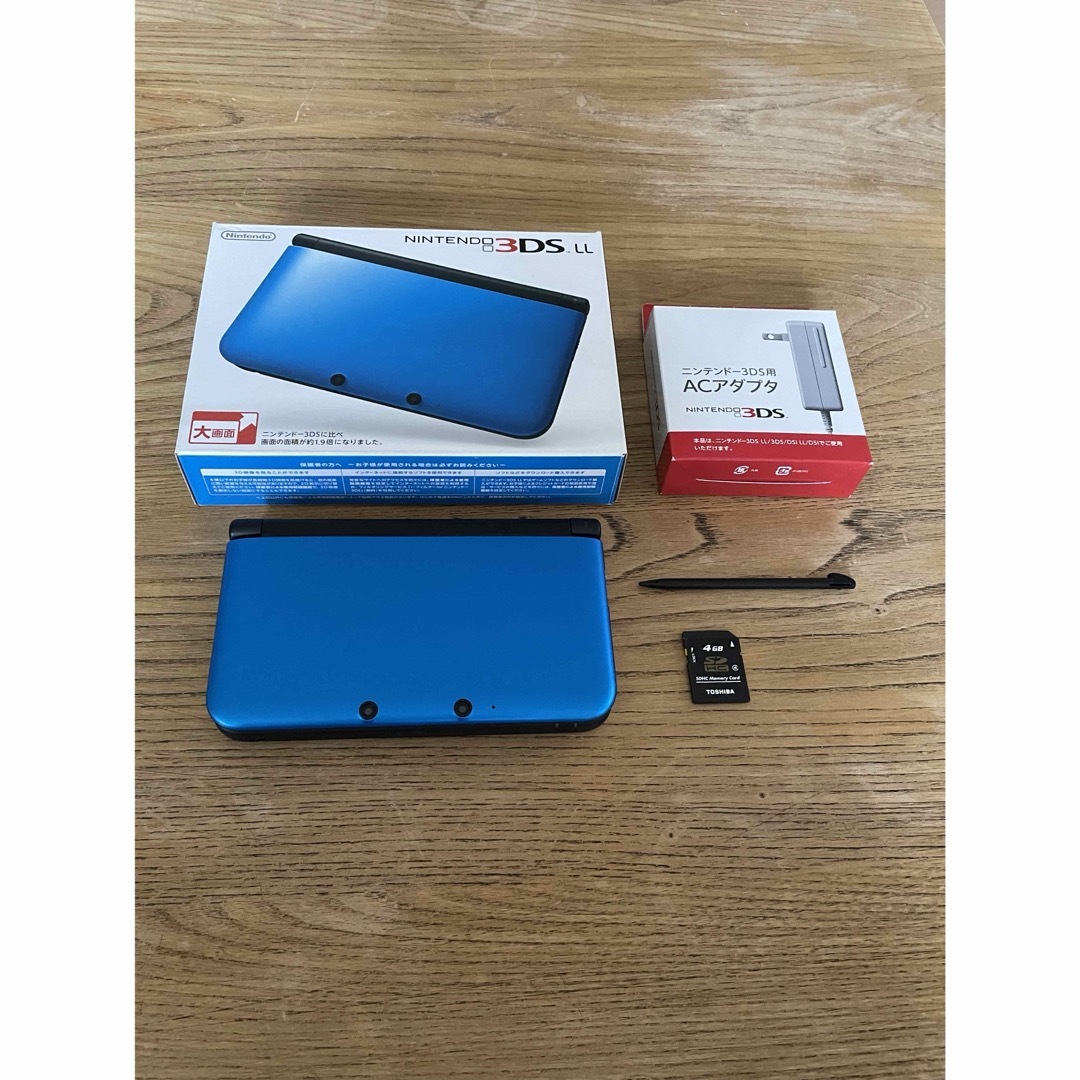 簡易動作確認⭕️】ニンテンドー3DSLL初期化済 Nintendo SD4GB 簡易動作確認⭕️】ニンテンドー3DSLL初期化済 Nintendo SD4GB