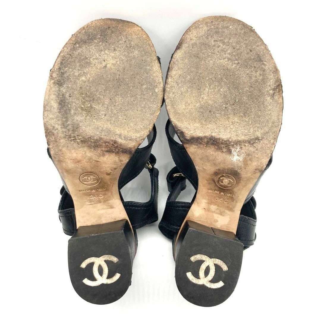 CHANEL - 【箱付き☆大人気】CHANEL サンダル ハイヒール ココ CHANEL - 【箱付き☆大人気】CHANEL サンダル ハイヒール ココ