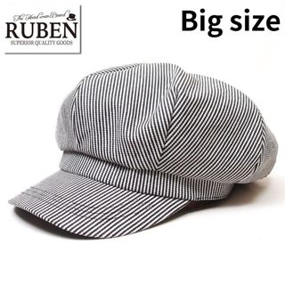 ルーベン(Ruben)の新品 RUBEN ルーベン デニムビッグキャスケット ネイビー(キャスケット)