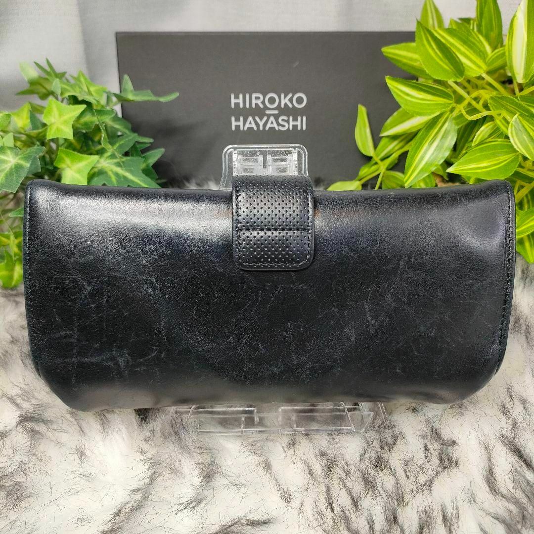 HIROKO HAYASHI - ヒロコハヤシ 長財布 ブラック サルーテ HIROKO HAYASHI - ヒロコハヤシ 長財布 ブラック サルーテ