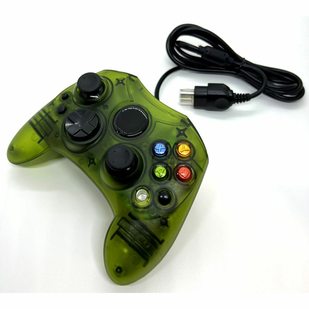 Xbox - 初代XBOX用 コントローラー(HK) (クリアグリーン)の通販 Xbox - 初代XBOX用 コントローラー(HK) (クリアグリーン)の通販