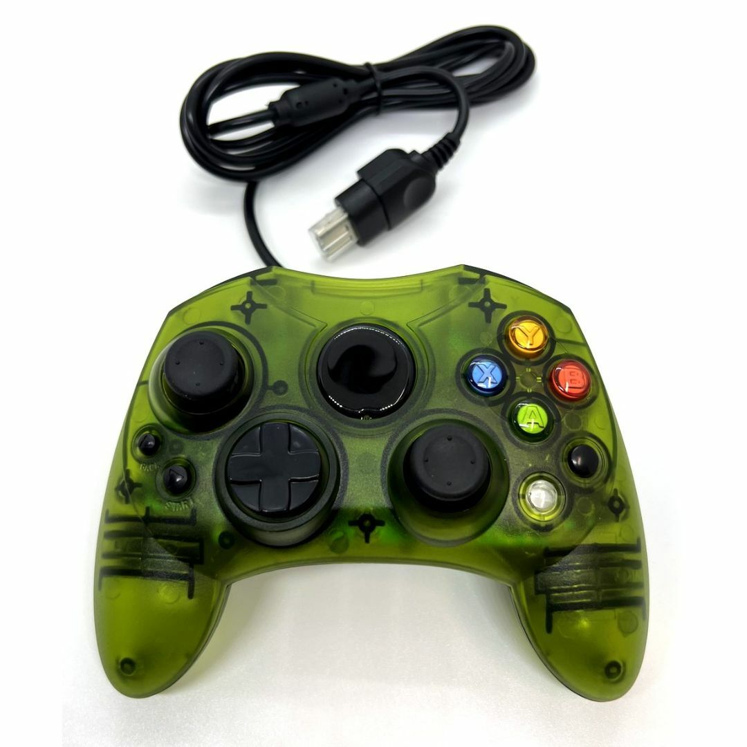 Xbox - 初代XBOX用 コントローラー(HK) (クリアグリーン)の通販 Xbox - 初代XBOX用 コントローラー(HK) (クリアグリーン)の通販