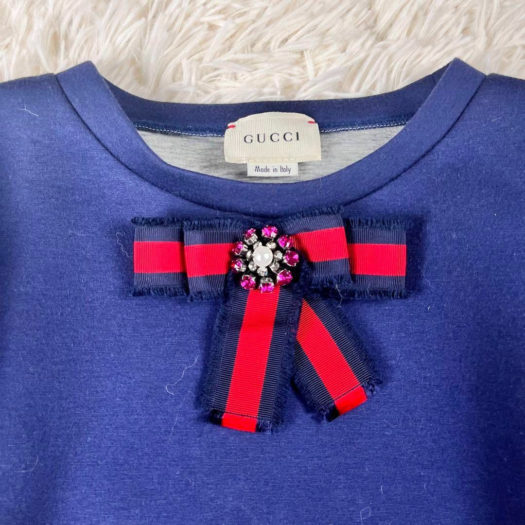 GUCCI - 美品✨GUCCI グッチ キッズ トレーナー シェリーライン GUCCI - 美品✨GUCCI グッチ キッズ トレーナー シェリーライン