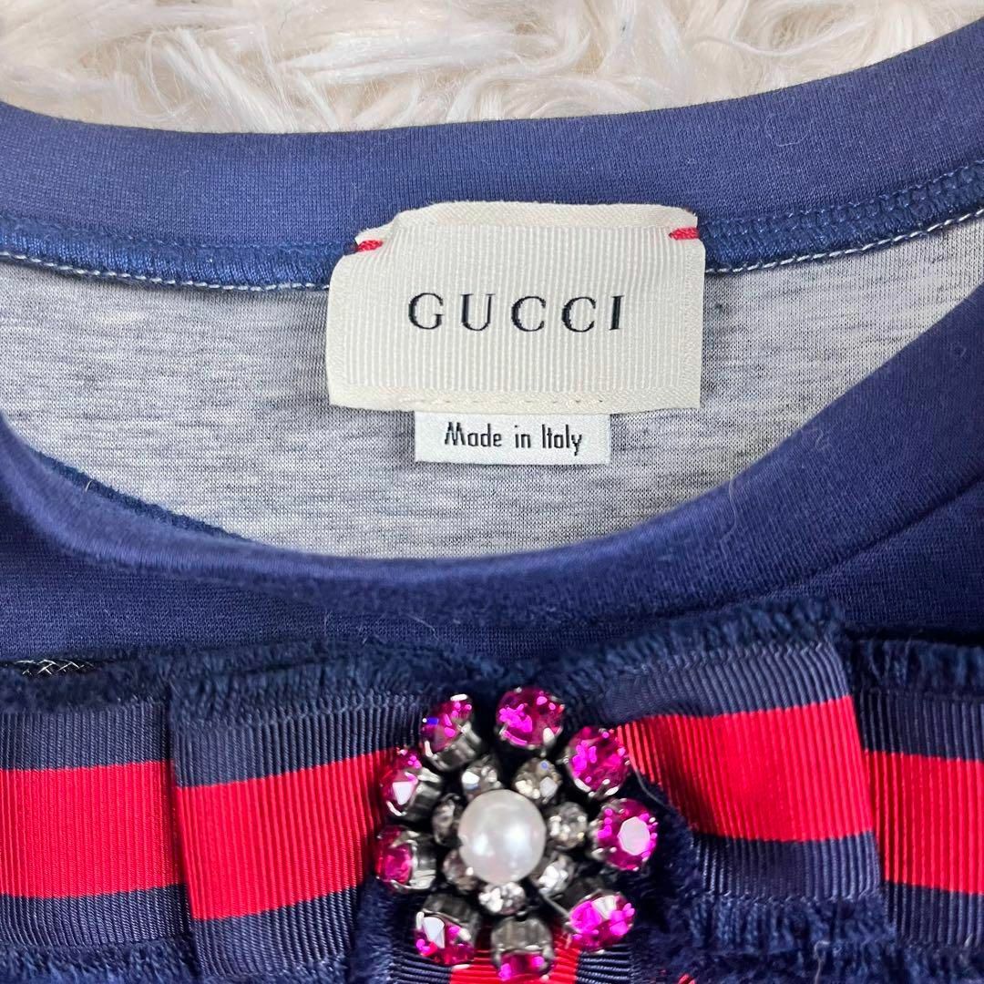 GUCCI - 美品✨GUCCI グッチ キッズ トレーナー シェリーライン GUCCI - 美品✨GUCCI グッチ キッズ トレーナー シェリーライン