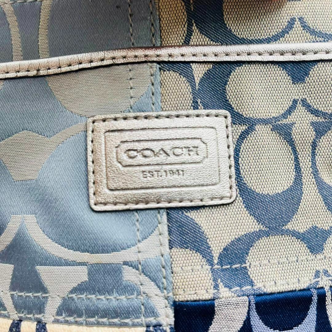 COACH - 美品✨COACH コーチ ショルダーバッグ デニムパッチ COACH - 美品✨COACH コーチ ショルダーバッグ デニムパッチ
