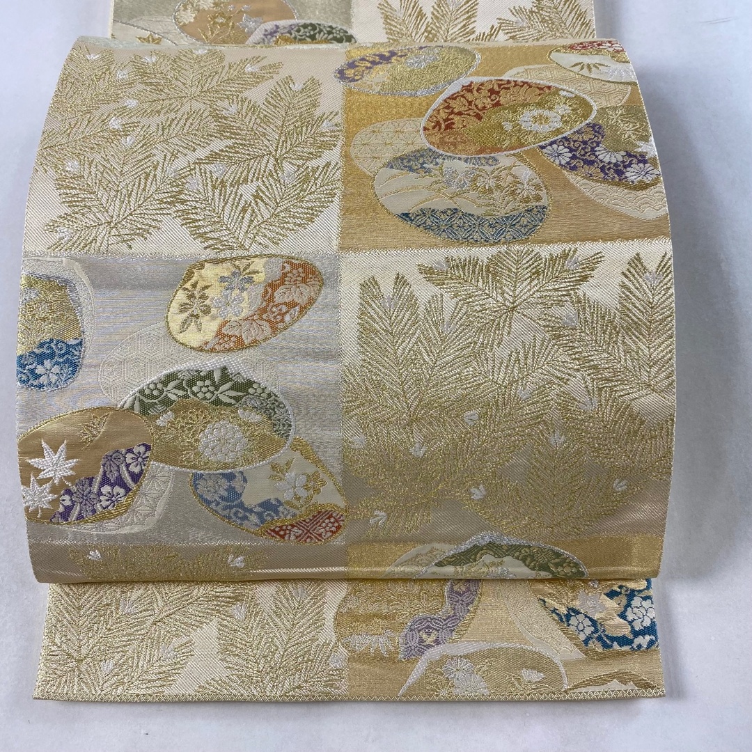 袋帯 美品 秀品 六通 正絹 【中古】