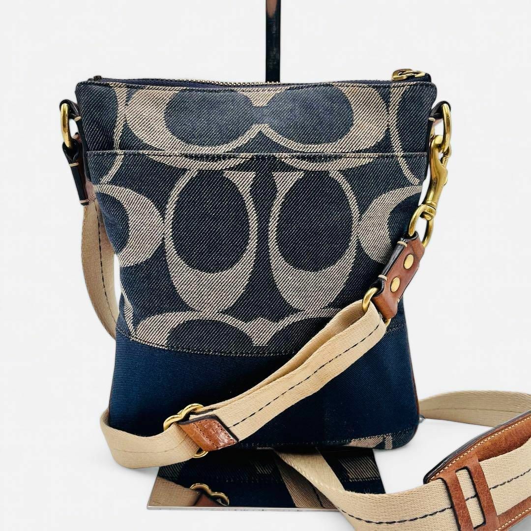 COACH - 美品✨COACH コーチ ショルダーバッグ デニム COACH - 美品✨COACH コーチ ショルダーバッグ デニム