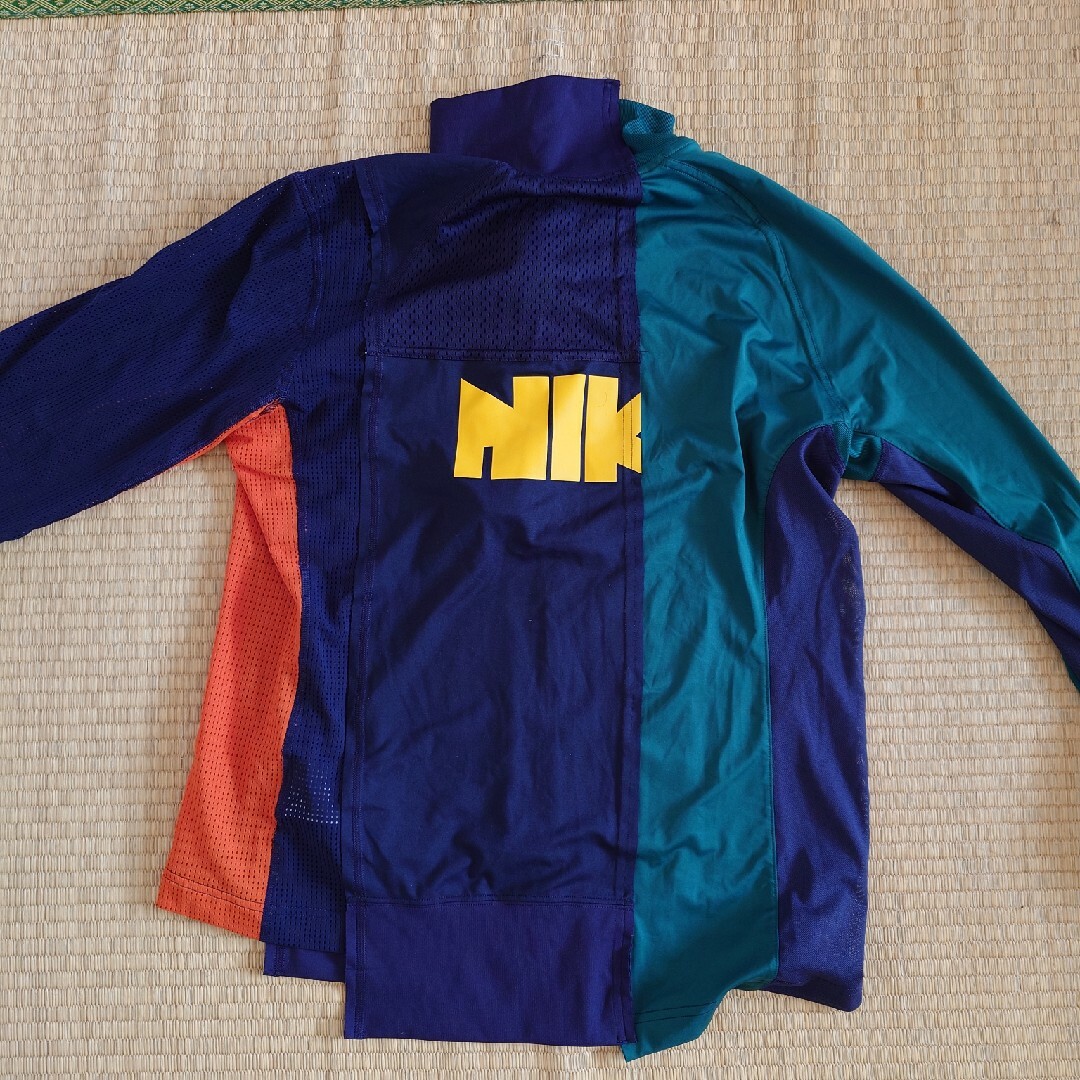 NIKE - nike x sacai ハーフジップ ランニングジャケットの通販 NIKE - nike x sacai ハーフジップ ランニングジャケットの通販