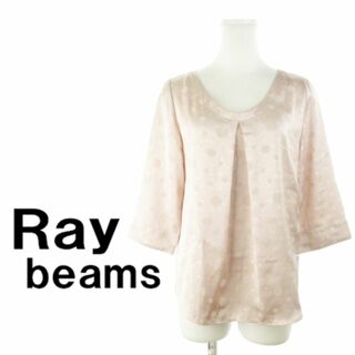 Ray BEAMS - レイビームス ブラウス 七分袖 ドット M ピンク 230501AH4A