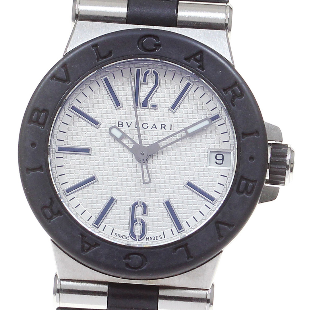 BVLGARI - ブルガリ BVLGARI DG29SV ディアゴノ デイト クォーツ レディース 保証書付き_820695【ev15】