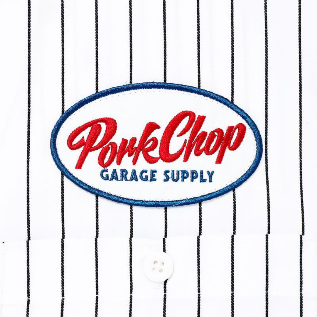 ポークチョップ ストライプ シャツ PORKCHOP キムタク マシス ポークチョップ ストライプ シャツ PORKCHOP キムタク マシス