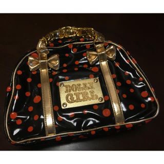 ドーリーガールバイアナスイ(DOLLY GIRL BY ANNA SUI)の【新品・送料無料・ポーチ２つ付‼︎】DOLLY GIRL☆ビニール製バッグ(ポーチ)