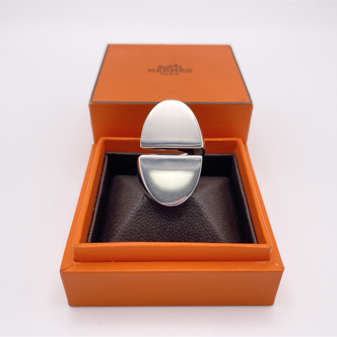 HERMES - HERMES Initial Ring 53 イニシャル リング シルバー HERMES - HERMES Initial Ring 53 イニシャル リング シルバー